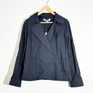 NWT McQ Alexander Mcqueen Navy Blue Coat Jacket size M